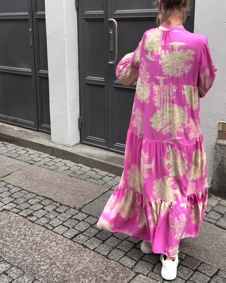 Ophelia - Elegantes Maxikleid mit fließendem Schnitt