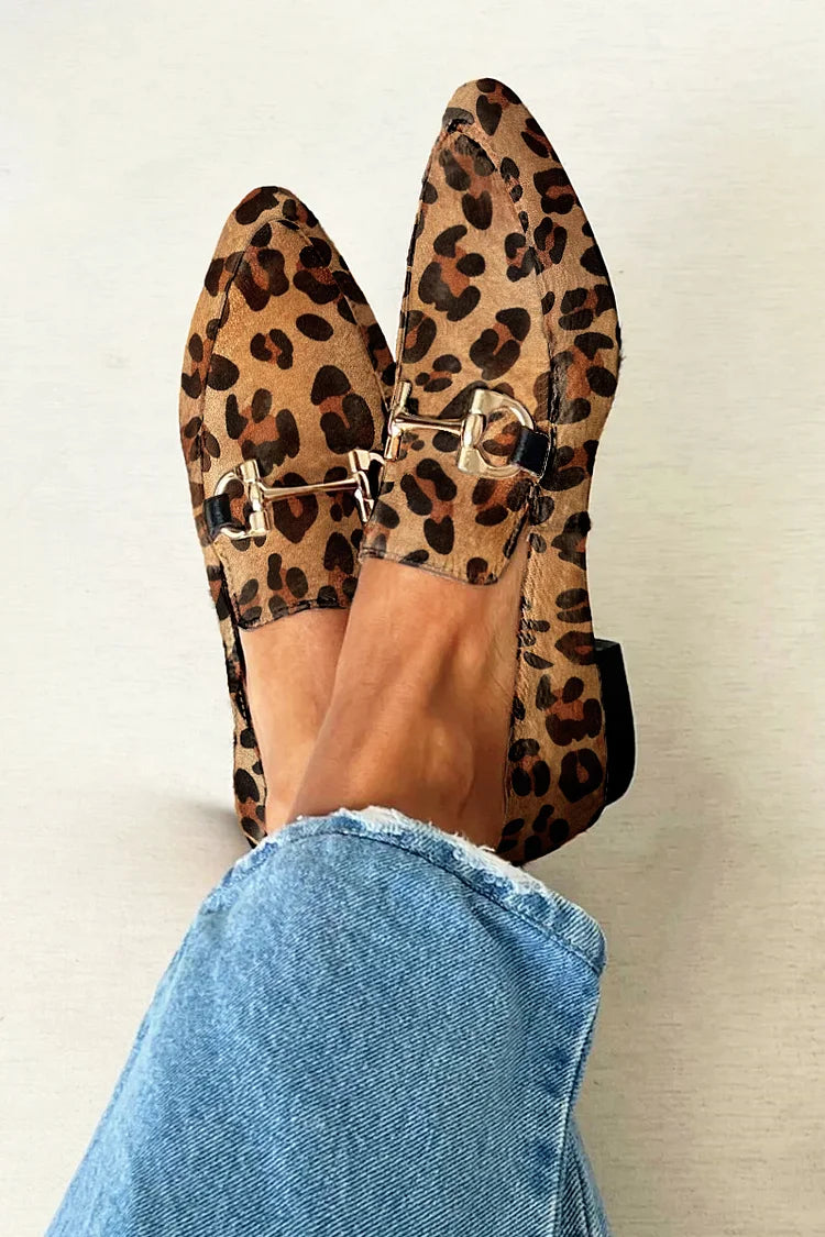 Gia - Elegante Mokassins im Leopardenmuster