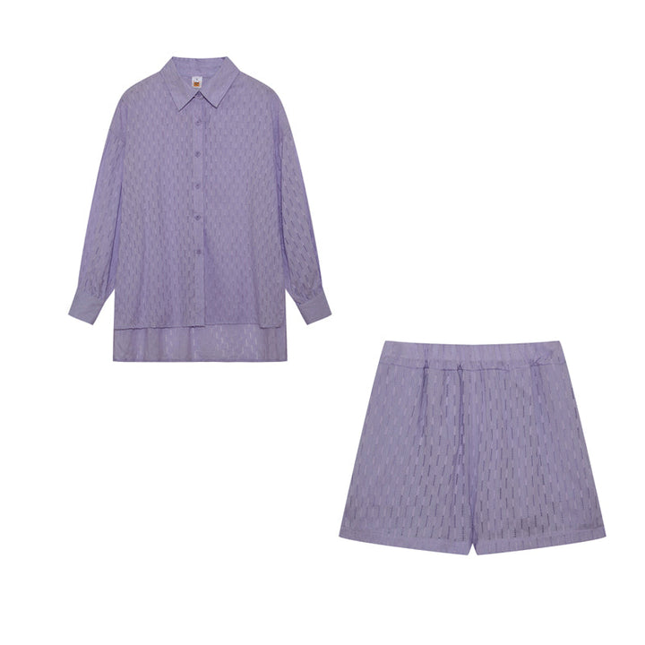 Elizabeth - Leichtes Set aus Hemd und Shorts