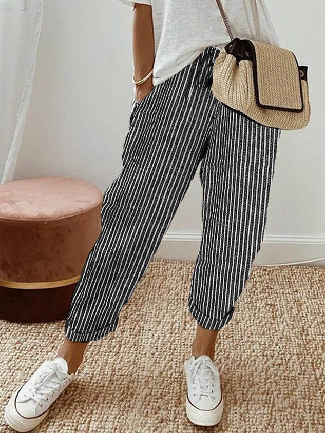 Stilvolle und Bequeme Fließhose