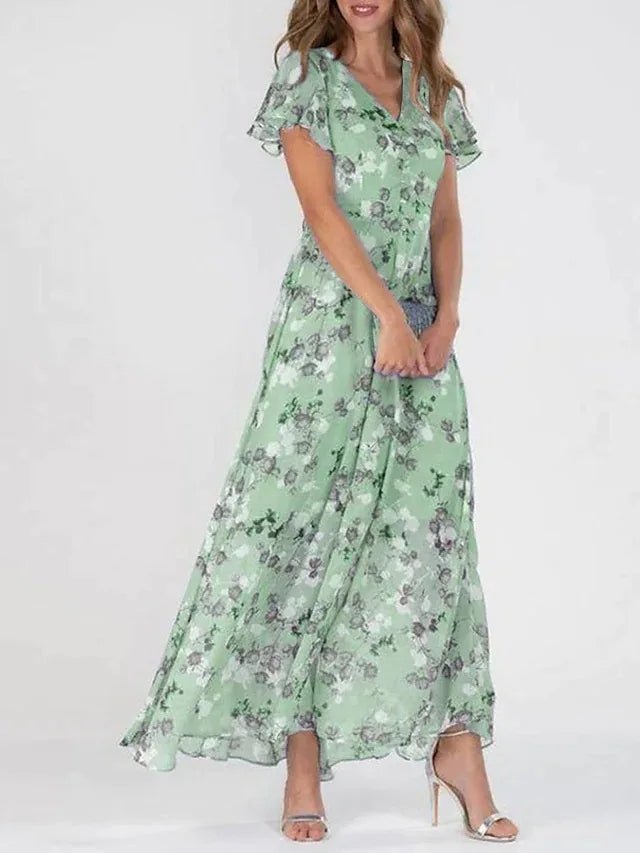 ZURI | Elegantes, Fließendes Kleid mit Figurformendem Effekt