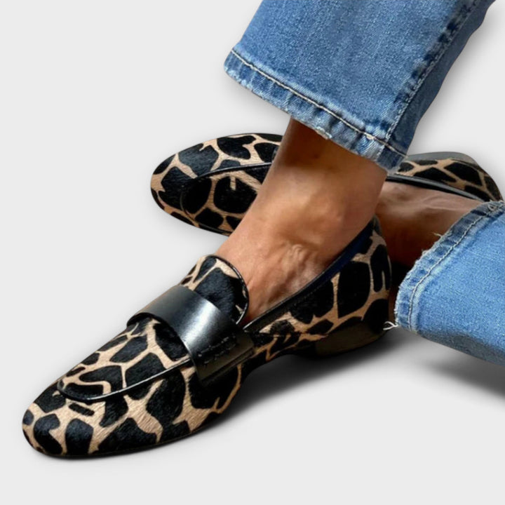 Léonie™ | Leoparden-Mokassins