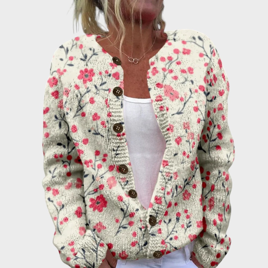Ilaria | Cardigan mit Blumenmuster