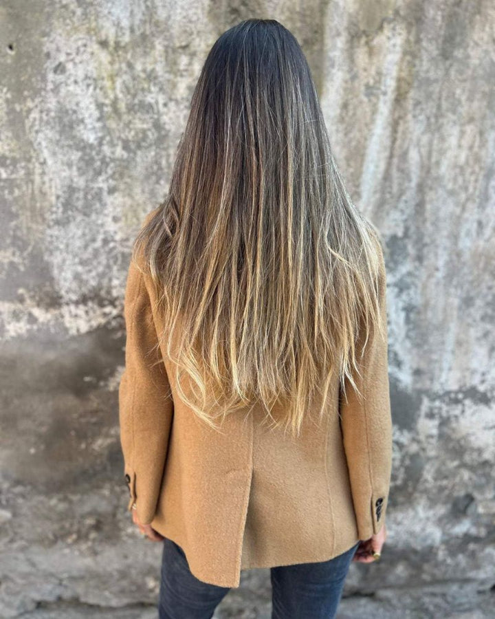 Paola | Einreiher Blazer-Mantel mit Revers