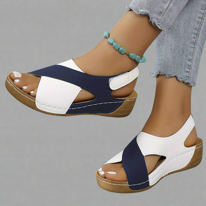 Kendra - Farbblock Orthopädische Sandalen