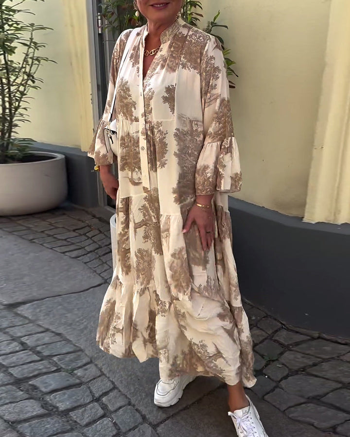 Ophelia - Elegantes Maxikleid mit fließendem Schnitt