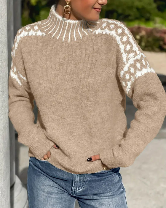 Ludovica | Merinowollpullover mit nordischem Muster