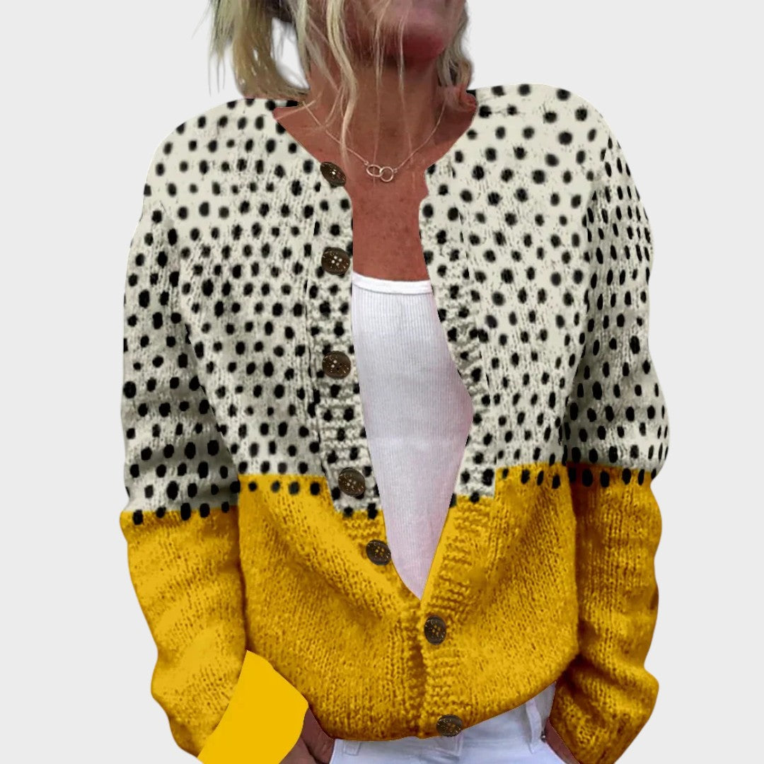 Isabella | Cardigan mit Punktmuster