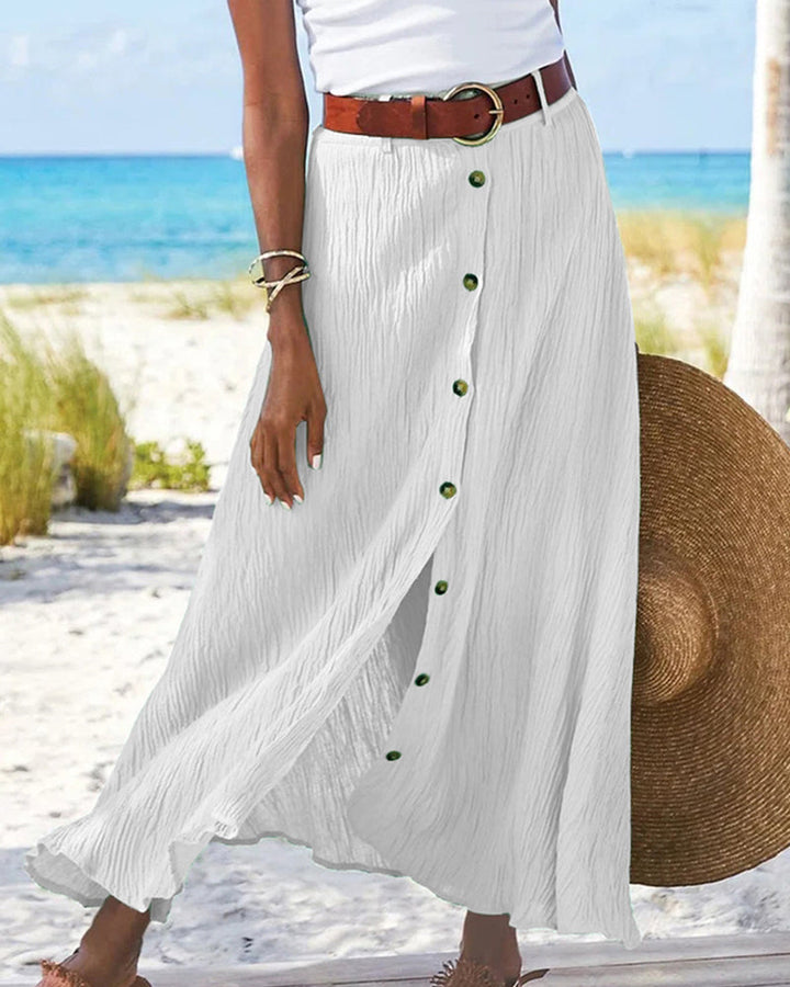 Syndy - Eleganter Rock mit Knopfdetails
