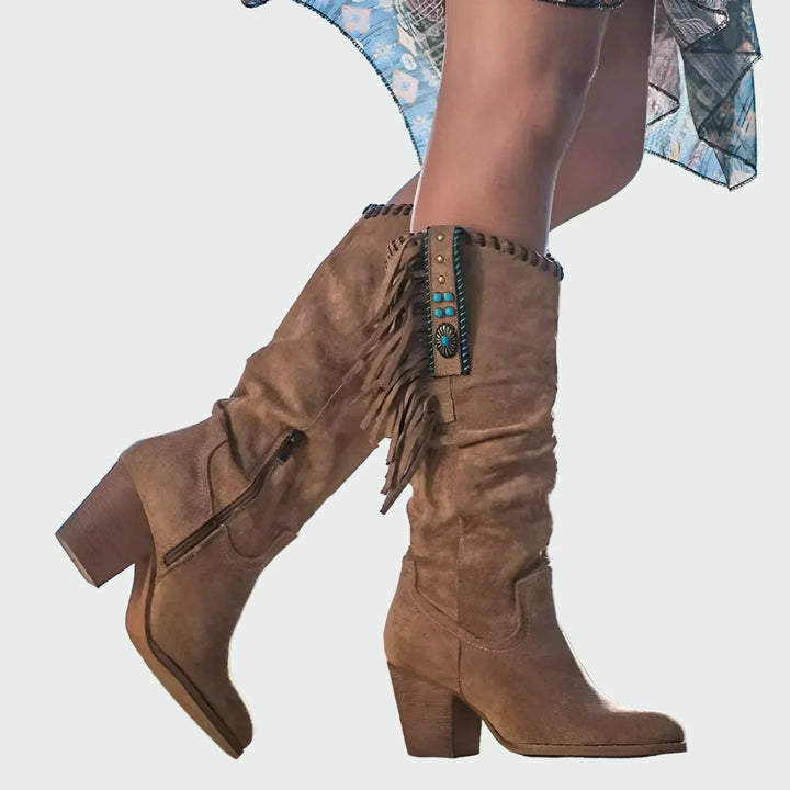 Komfortable Leder-Stiefeletten