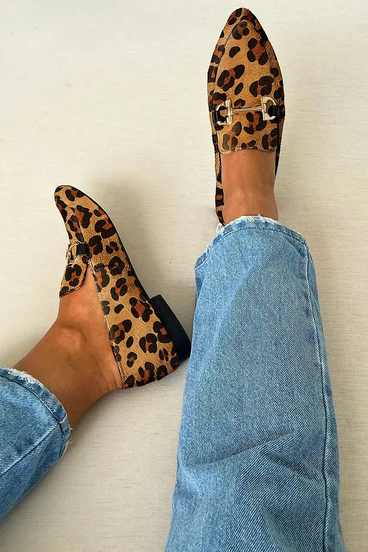 Gia - Elegante Mokassins im Leopardenmuster