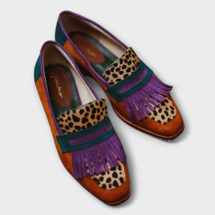 Fallon™ | Brown Leopard Moccasins