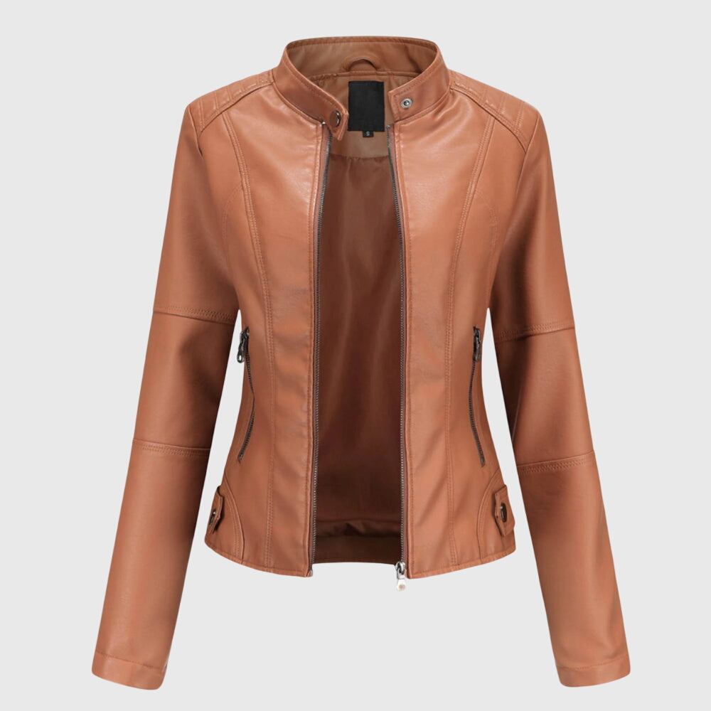 Giorgina™ - Stilvolle Lederjacke für Damen