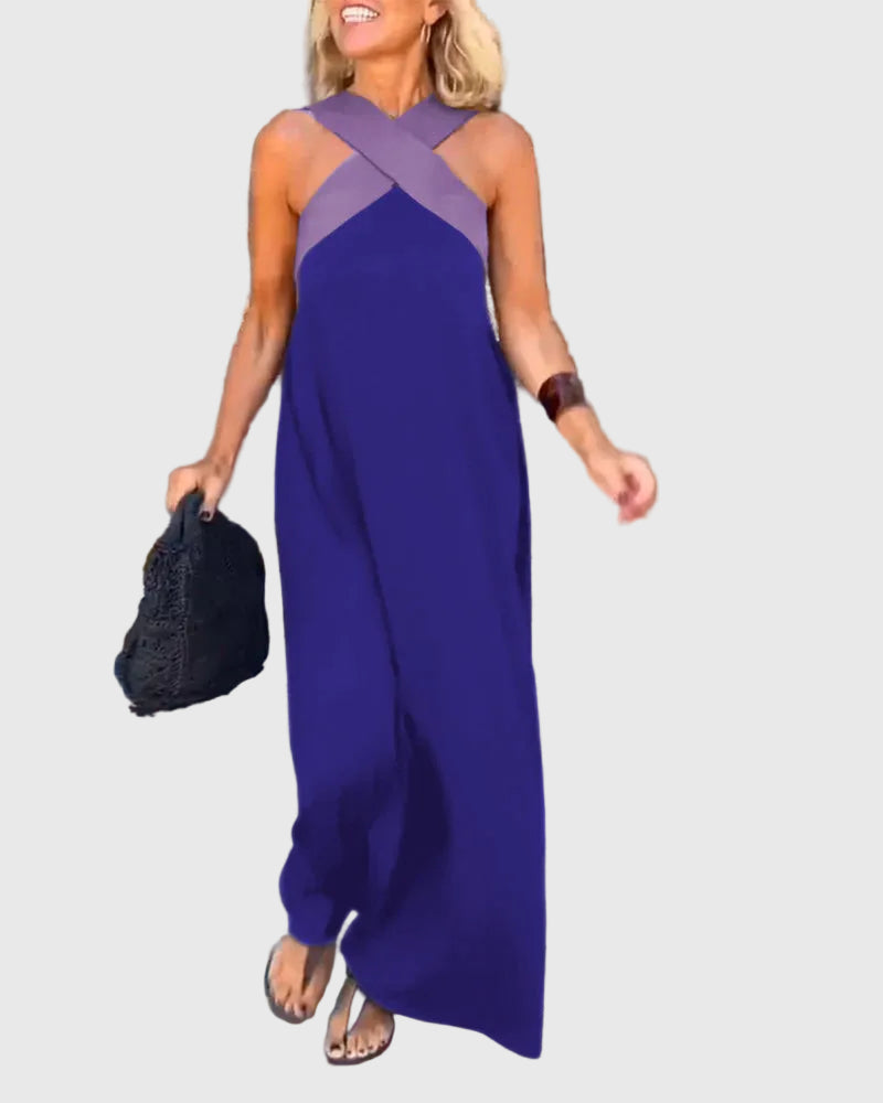 Elena | Elegantes Fluid-Maxikleid