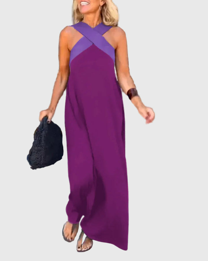 Elena | Elegantes Fluid-Maxikleid