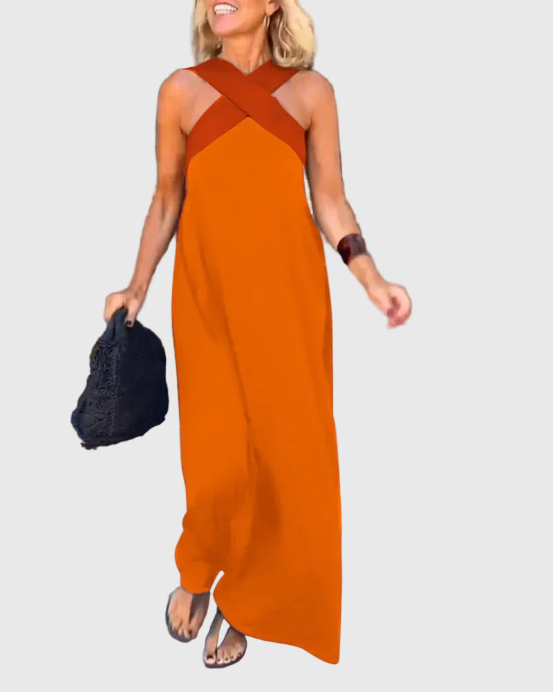 Elena | Elegantes Fluid-Maxikleid