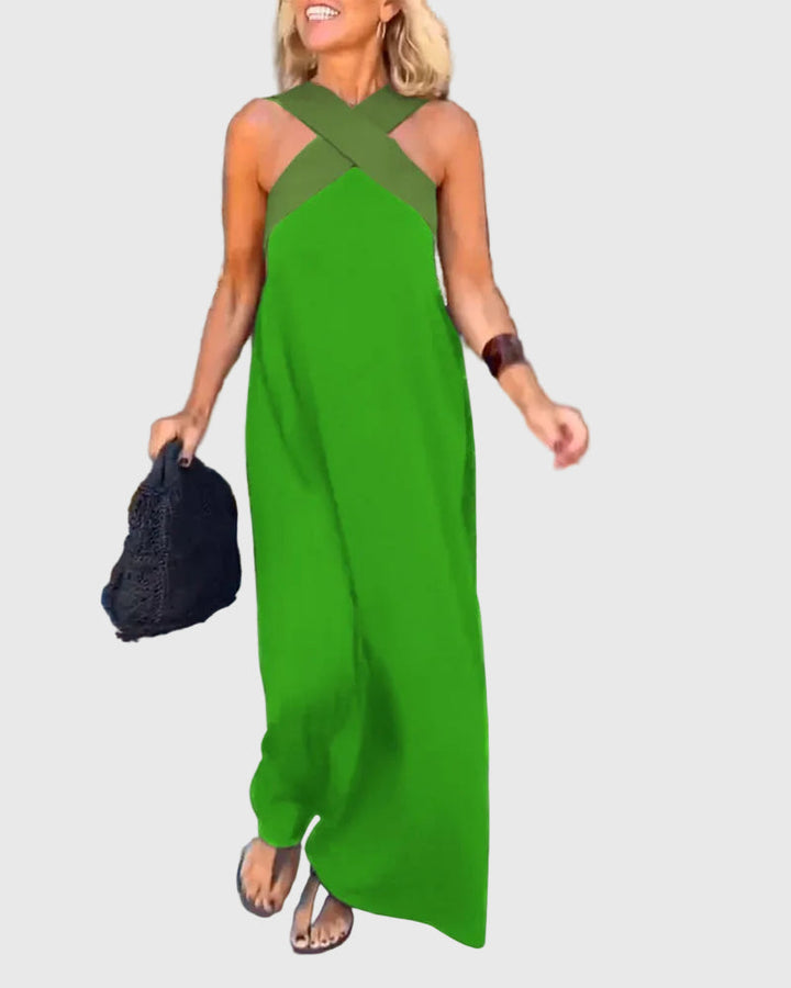 Elena | Elegantes Fluid-Maxikleid