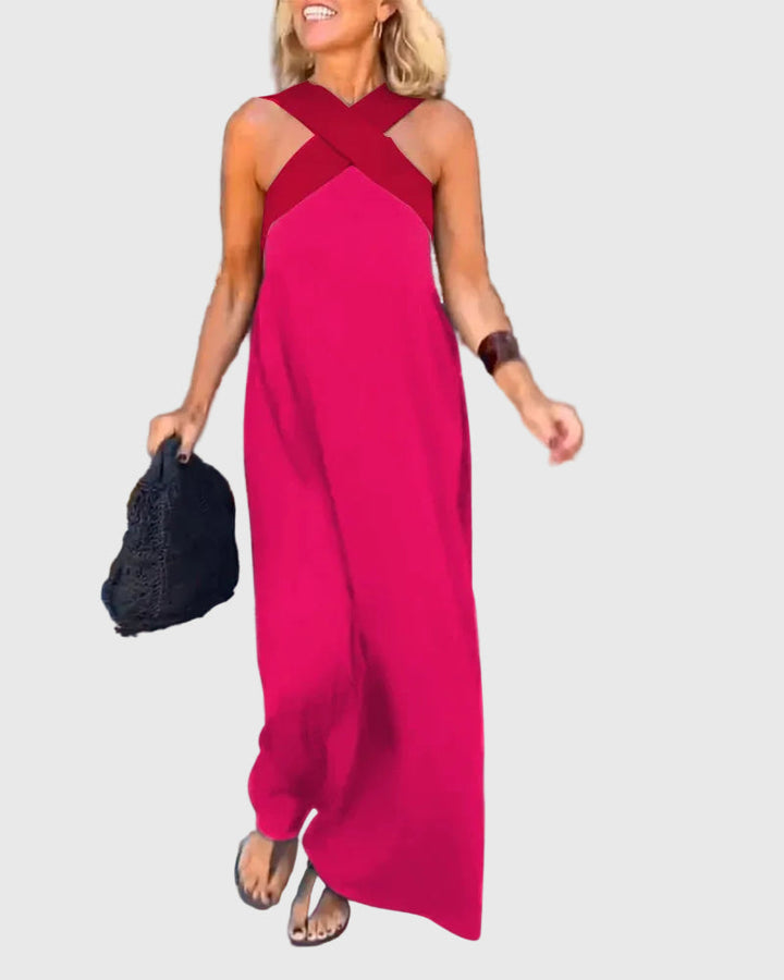 Elena | Elegantes Fluid-Maxikleid
