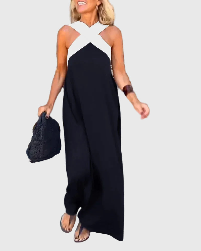 Elena | Elegantes Fluid-Maxikleid