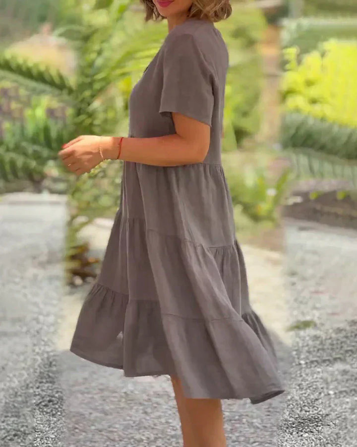 Bexley - Entspanntes Sommerkleid mit V-Ausschnitt