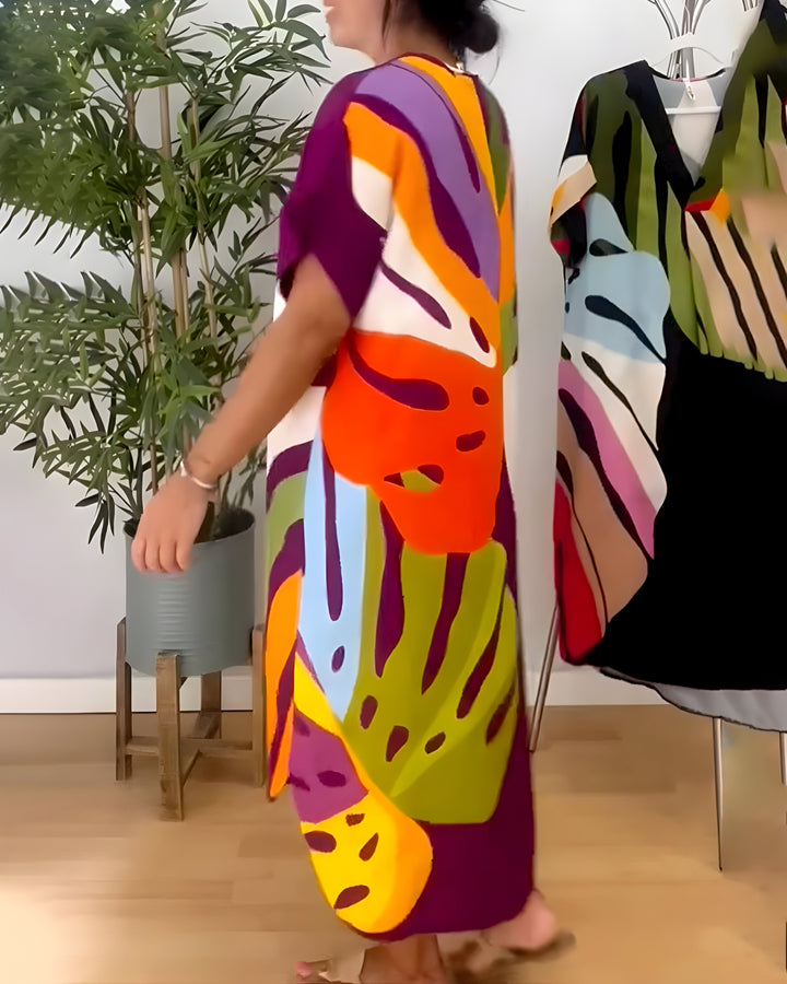 Rianna - Kleid mit Modernem Abstract-Design