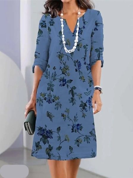 ELEANOR | Stufenförmiges Blumenkleid