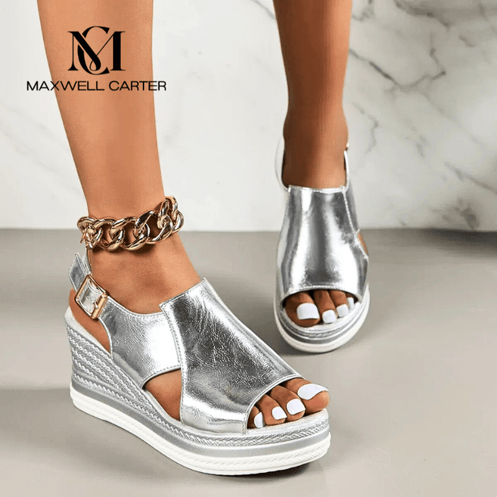 Baylie - Elegante Metall-Sandalen