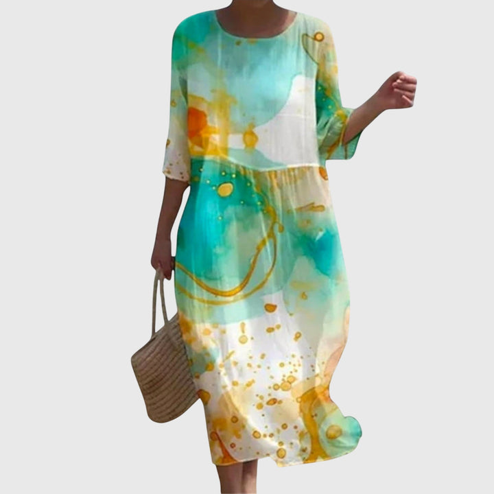 Hayley™ | Elegantes Maxikleid im floralen Design