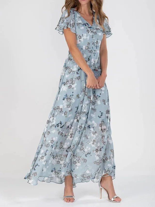 ZURI | Elegantes, Fließendes Kleid mit Figurformendem Effekt