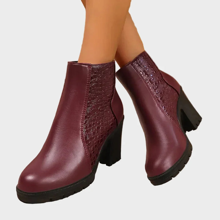 Katarzyna™ Schuhe mit dicker Absatz aus echtem Leder und Fußgewölbeunterstützung 💫