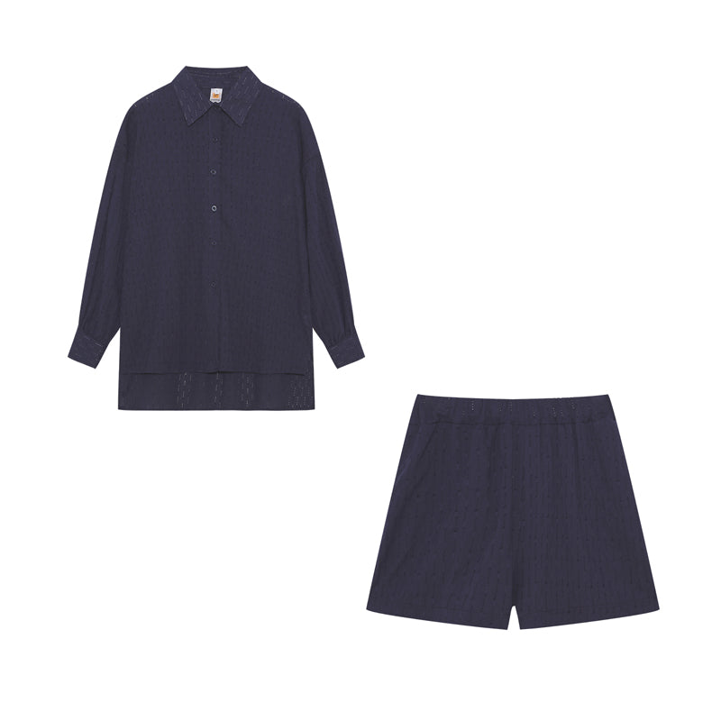 Elizabeth - Leichtes Set aus Hemd und Shorts
