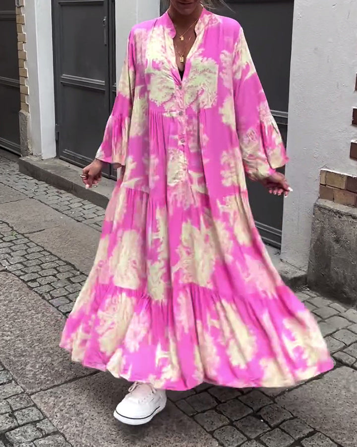 Ophelia - Elegantes Maxikleid mit fließendem Schnitt
