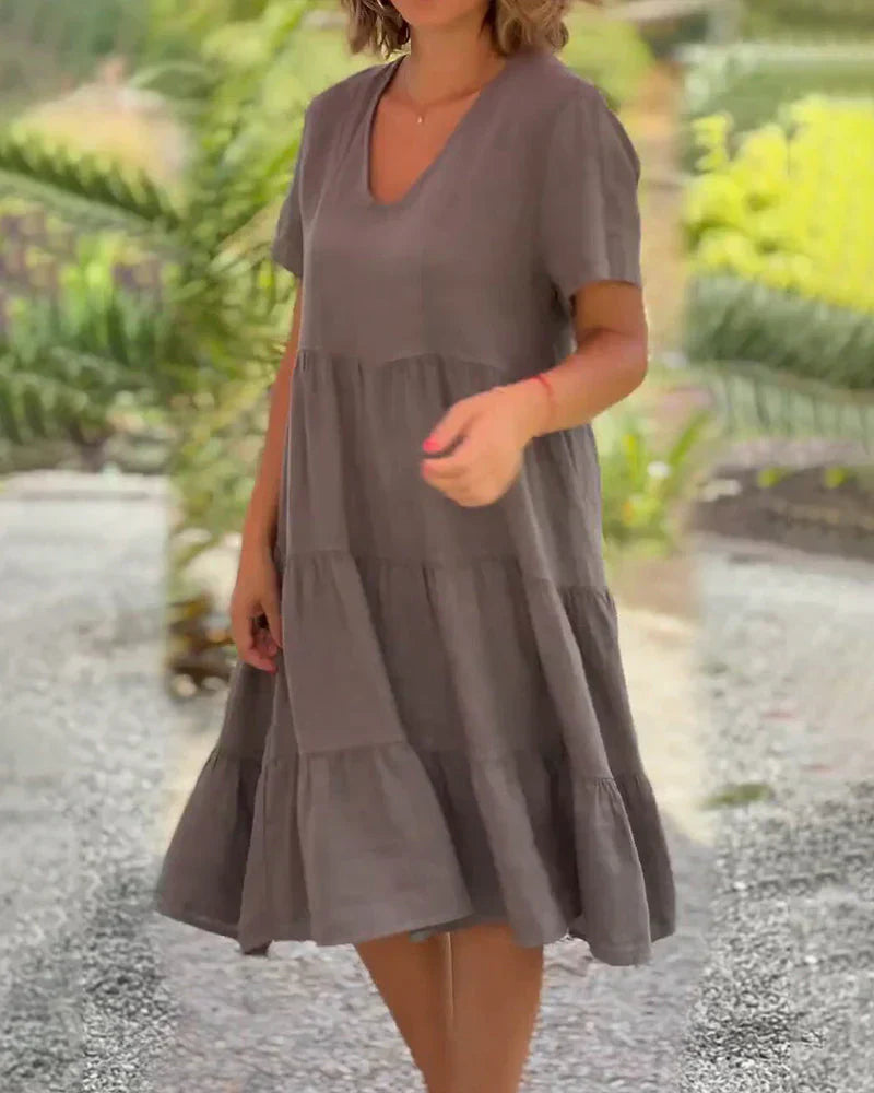 Bexley - Entspanntes Sommerkleid mit V-Ausschnitt