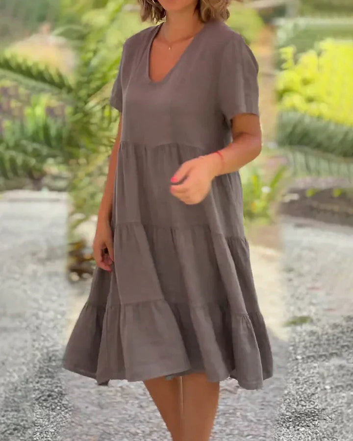 Bexley - Entspanntes Sommerkleid mit V-Ausschnitt