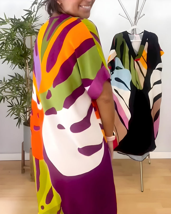 Rianna - Kleid mit Modernem Abstract-Design