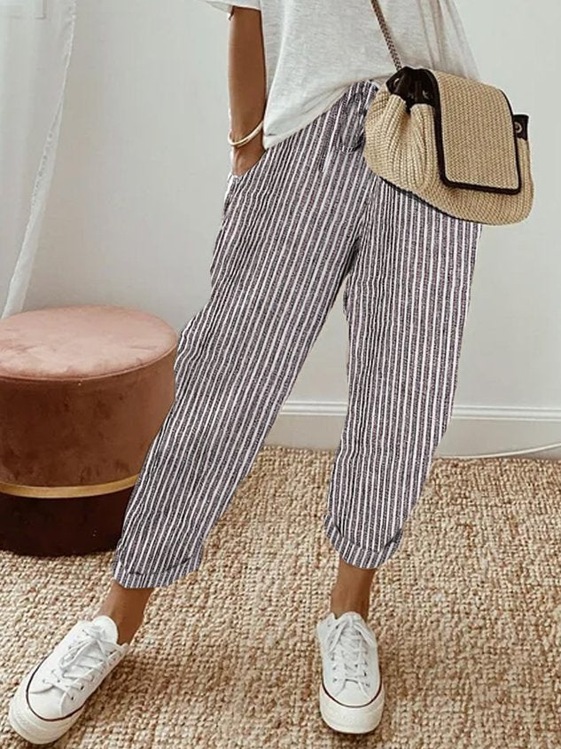 Stilvolle und Bequeme Fließhose