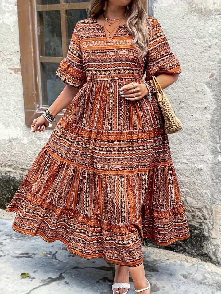 Joraine - Elegantes Ethno-Maxikleid