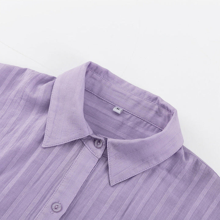 Viola - Ensemble mit Knopfleiste und Leichten Shorts