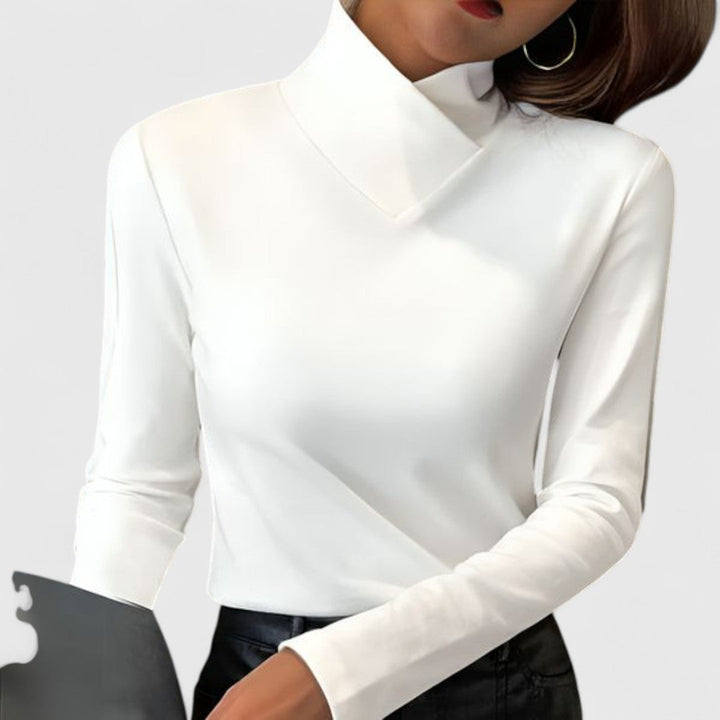 Clair | Stilvoller Pullover mit Stehkragen