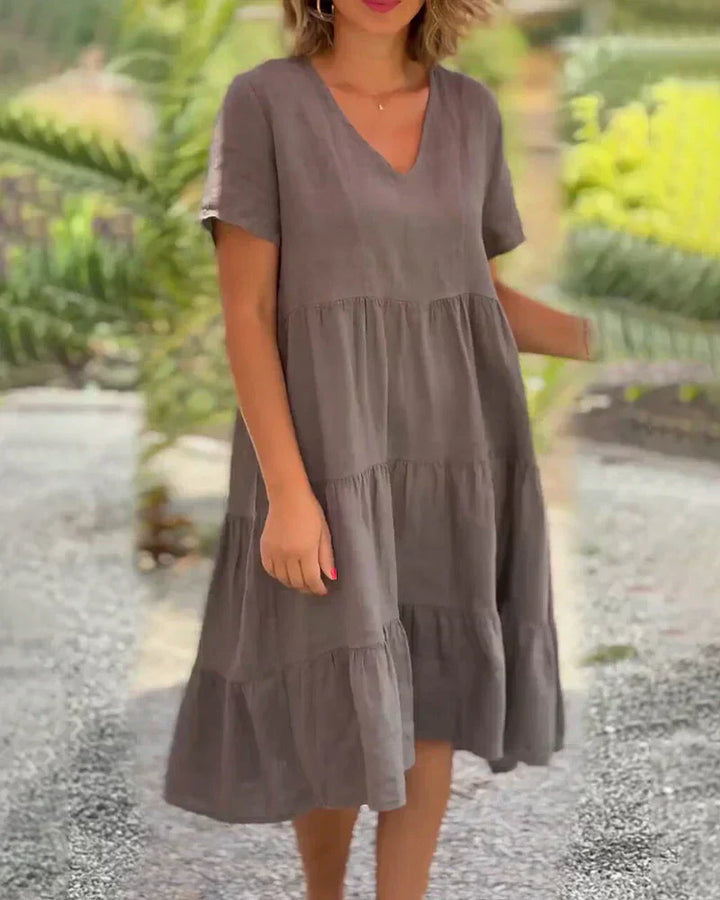 Bexley - Entspanntes Sommerkleid mit V-Ausschnitt