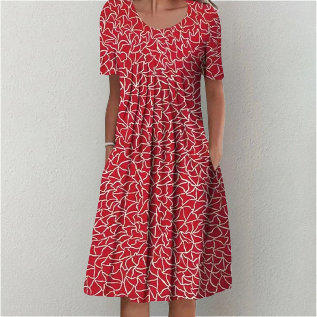 Hailey | Stilvolles und entspanntes Blumenkleid mit praktischen Taschen
