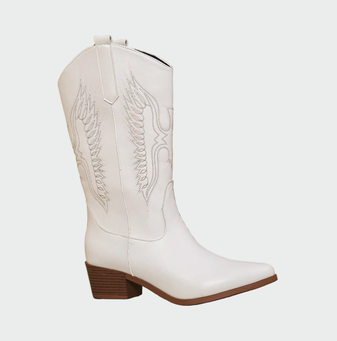 Elena - Leder Western Cowboy Boots