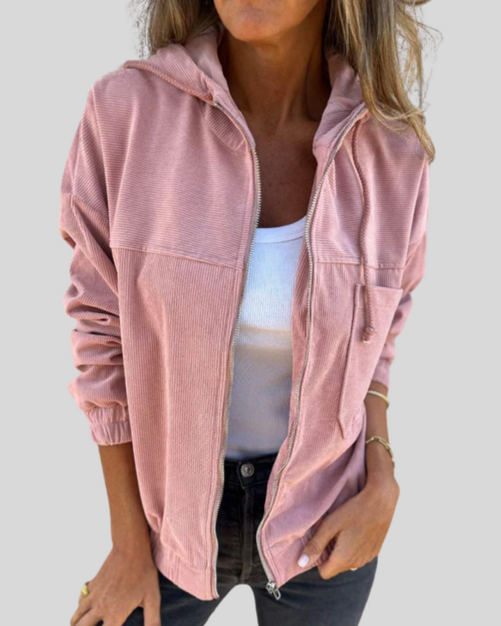 Mabel | Weicher Gilet mit Reißverschluss