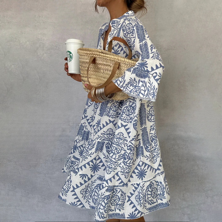 Fiorelia - Entspanntes Boho-Tunika-Kleid