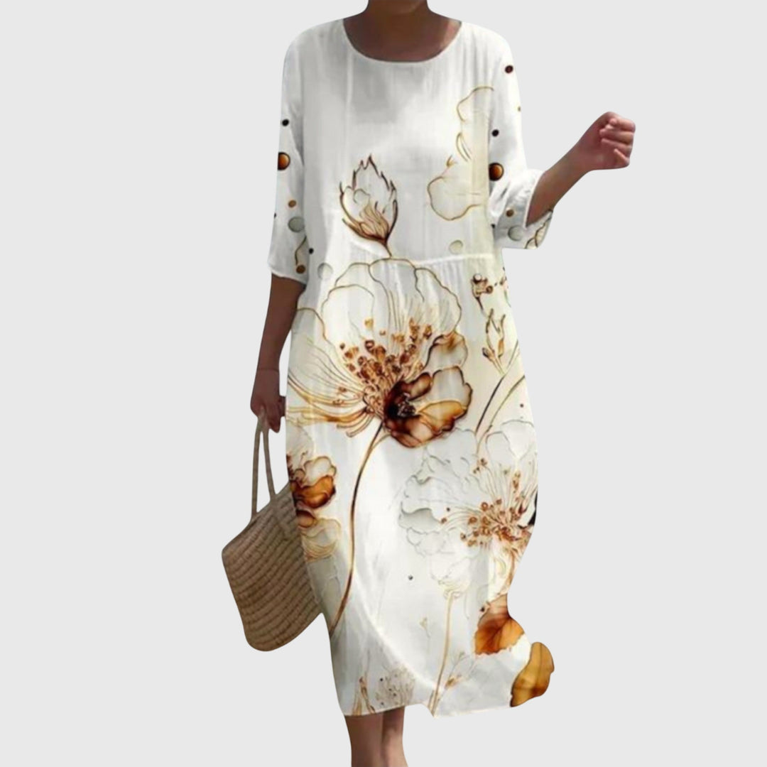 Hayley™ | Elegantes Maxikleid im floralen Design