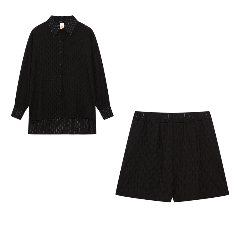 Elizabeth - Leichtes Set aus Hemd und Shorts