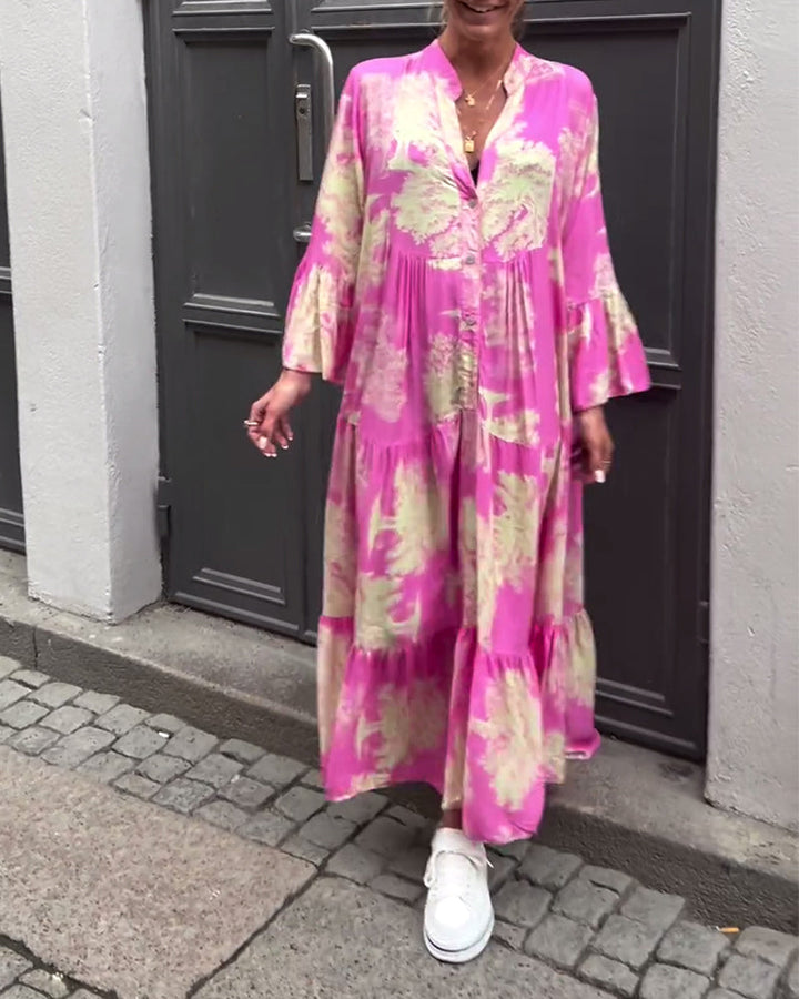 Ophelia - Elegantes Maxikleid mit fließendem Schnitt