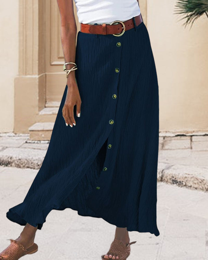 Syndy - Eleganter Rock mit Knopfdetails