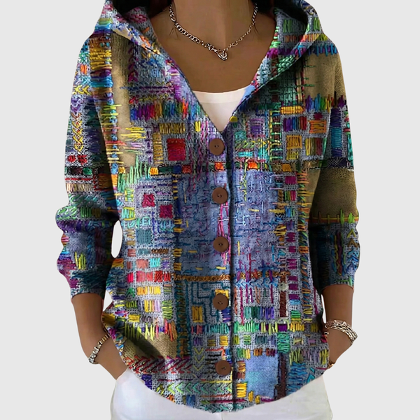 Strick-Kapuzen-Cardigan