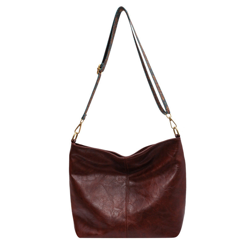 Marian™ | Vintage-Lederhandtasche mit Schultergurt